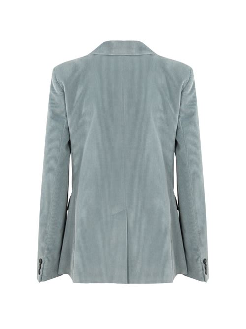 Blazer Katanga in velluto azzurro WEEKEND MAX MARA | 2425046062600013